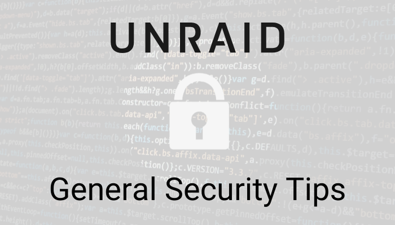 Unraid Seguridad