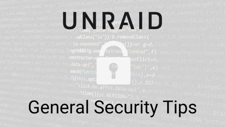 Unraid Seguridad