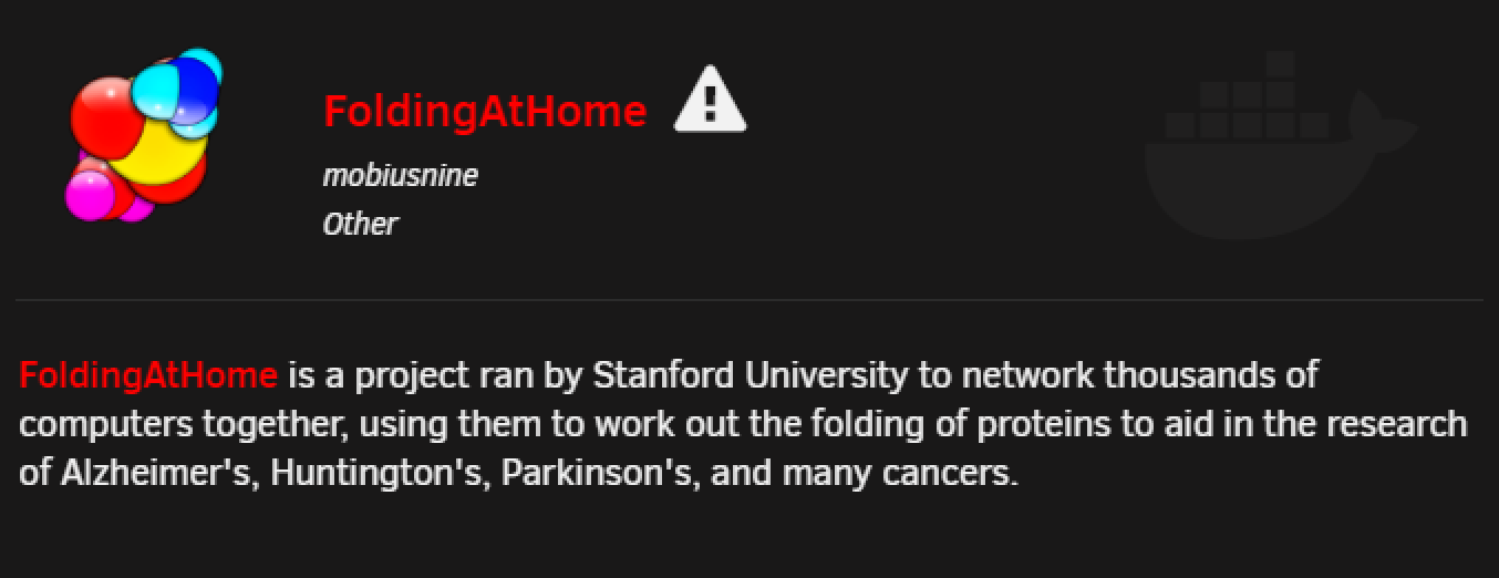 Unraid Help Take the Fight to COVID19 with BOINC and Foldinghome