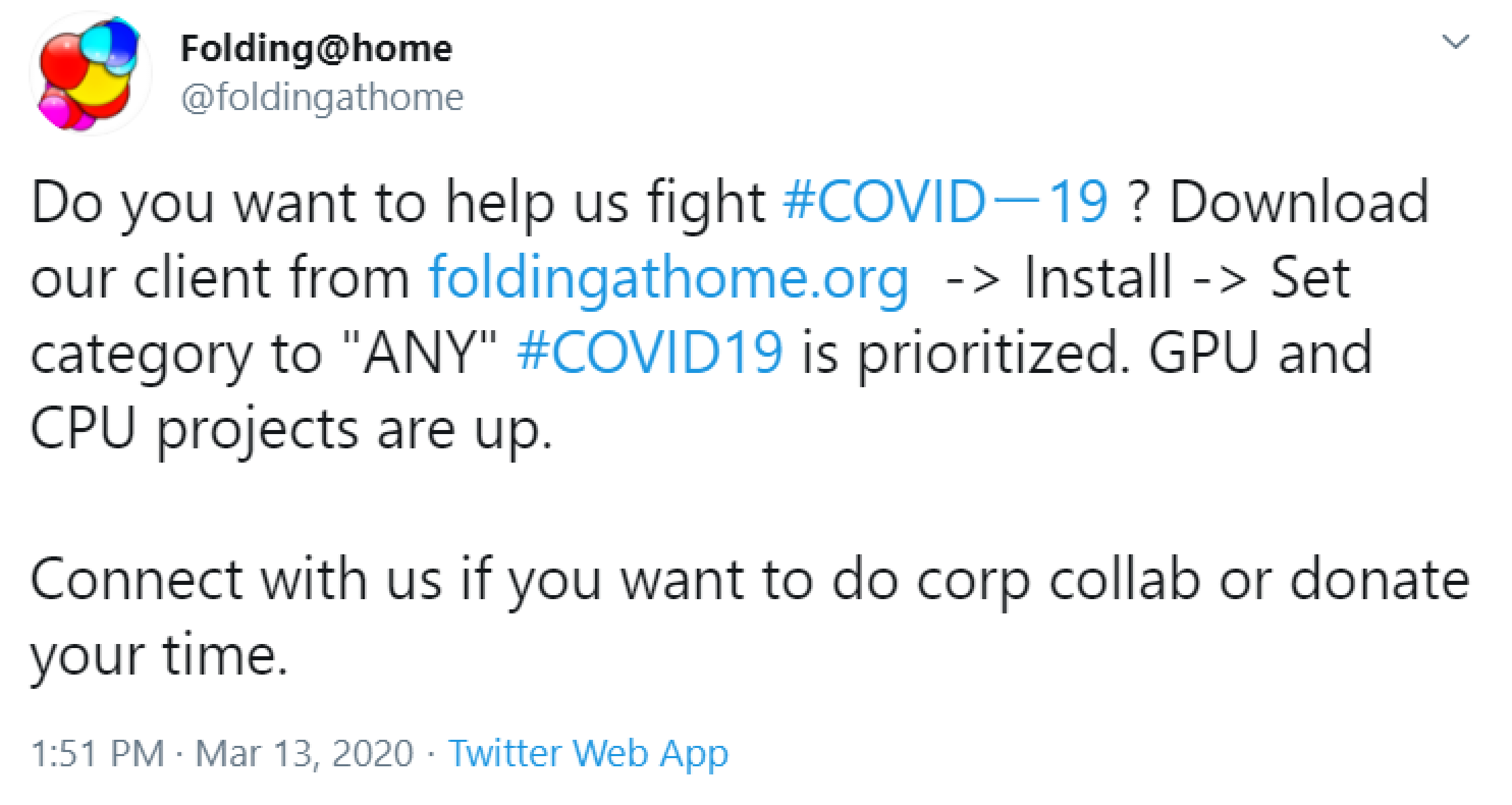 Unraid Help Take the Fight to COVID19 with BOINC and Foldinghome